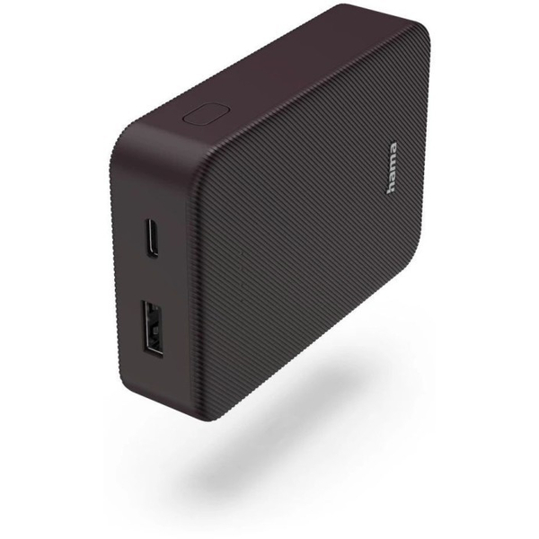 Зовнішній акумулятор Hama 10000mAh 15W (00201712) Plum