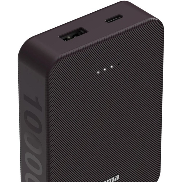 Зовнішній акумулятор Hama 10000mAh 15W (00201712) Plum, изображение 5