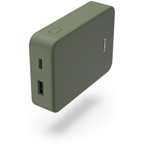 Зовнішній акумулятор Hama 10000mAh 15W (00201713) Green