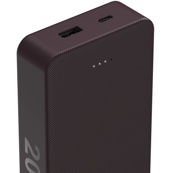 Зовнішній акумулятор Hama 20000mAh 15W (00201715) Plum, изображение 5
