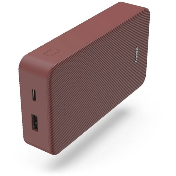 Зовнішній акумулятор Hama 20000mAh 15W (00201717) Red