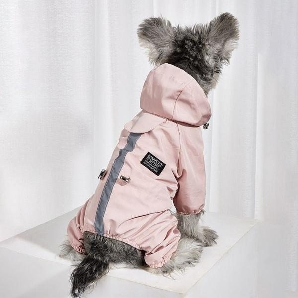 Плащ для собак BONAPET C001 розмір M Size Pink, изображение 4