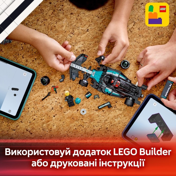 Конструктор LEGO® Speed Champions Автомобіль для перегонів Mercedes-AMG F1® W15 (77244), зображення 15
