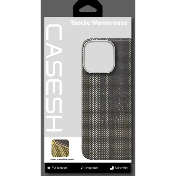 Чохол CaseSH Tactile Woven Magnetic Metal Frame for Apple iPhone 16 Pro Max S34