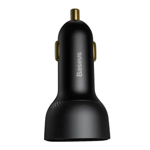 Автомобільний зарядний пристрій Baseus Superme Digital Display QC 4.0+PD3.0 PPS 100W USB + Type-C 5A Чорний, изображение 3