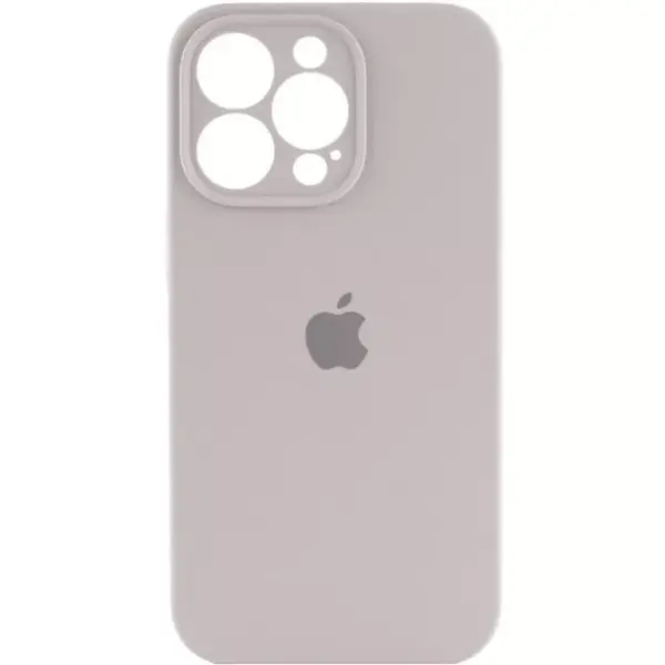 Чохол Apple iPhone 14 Pro Max Silicone cases Full cover close camera Rock Ash