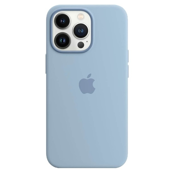 Чохол Apple iPhone 13 Pro Max Silicone cases MagSafe with animation Blue Fog