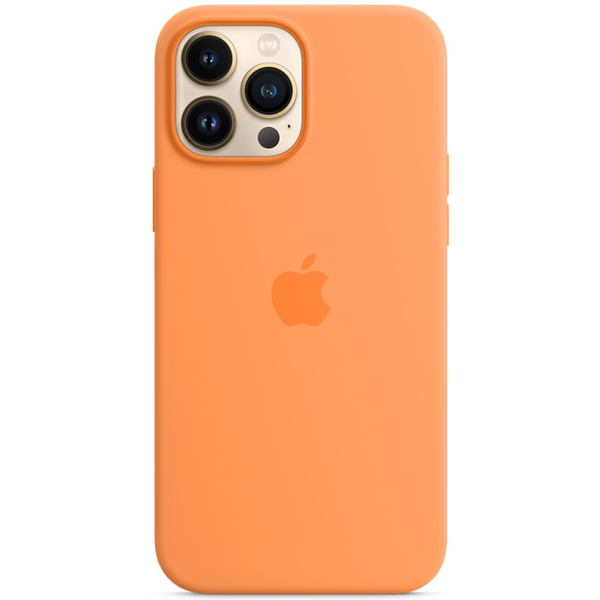 Чохол Apple iPhone 13 Pro Max Silicone cases MagSafe with animation Marigold