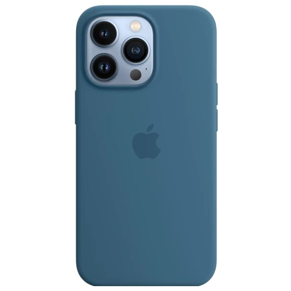 Чохол Apple iPhone 13 Pro Max Silicone cases MagSafe with animation Blue Jay