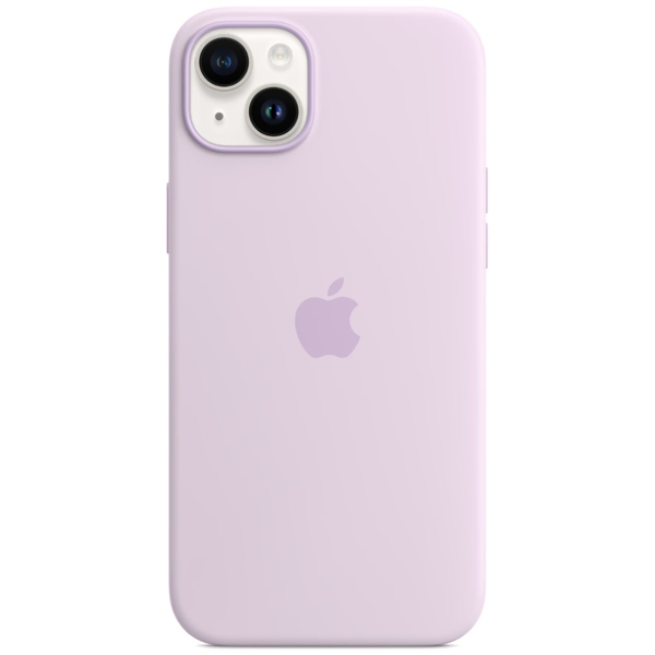 Чохол Apple iPhone 14 Silicone cases MagSafe NO animation Lilac