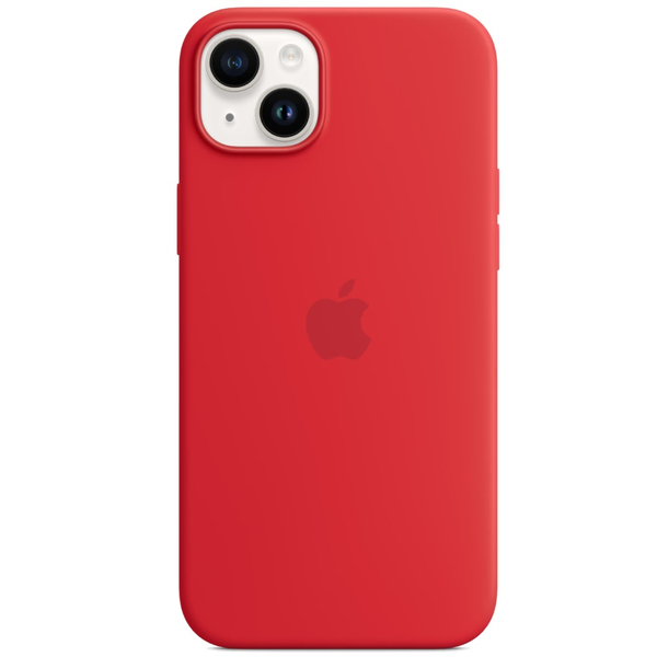 Чохол Apple iPhone 14 Silicone cases MagSafe NO animation Red