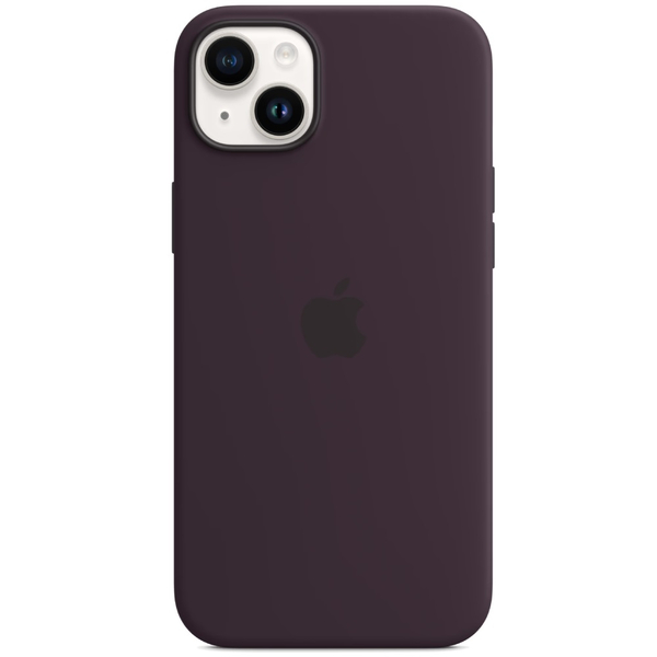 Чохол Apple iPhone 14 Plus Silicone cases MagSafe NO animation Elderberry