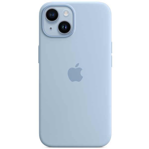Чохол Apple iPhone 14 Plus Silicone cases MagSafe NO animation Sky
