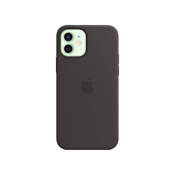 Чохол Apple iPhone 12/ 12 Pro Silicone cases MagSafe with animation Black