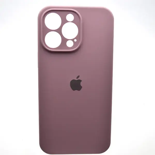 Чохол Apple iPhone 14 Plus Silicone cases Full cover close camera Blackcurrant