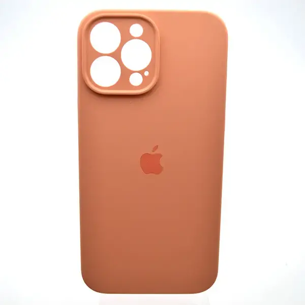 Чохол Apple iPhone 14 Pro Max Silicone cases Full cover close camera Begonia