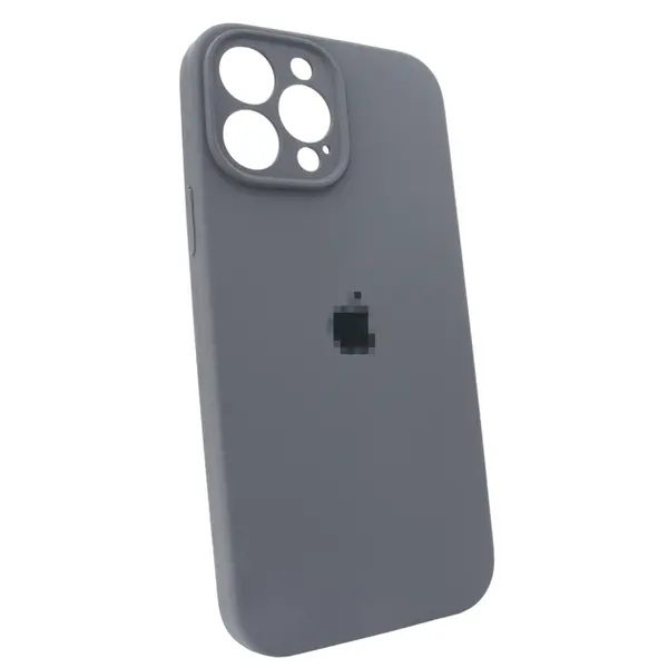Чохол Apple iPhone 14 Pro Max Silicone cases Full cover close camera Charcoal Gray