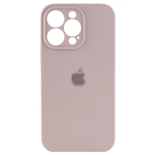 Чохол Apple iPhone 14 Pro Silicone cases Full cover close camera Lavender