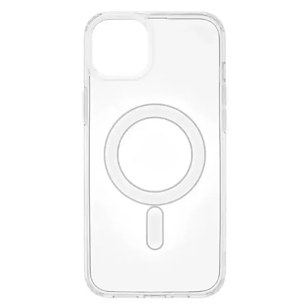 Чохол прозорий Apple iPhone 14 Plus Transparent MagSafe NO animation open camera