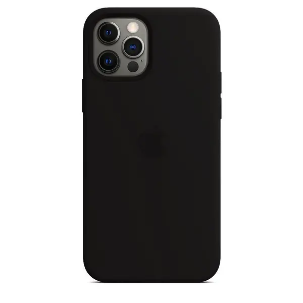Чохол Apple iPhone 14 Pro Max Silicone cases Full cover open camera Midnight Black