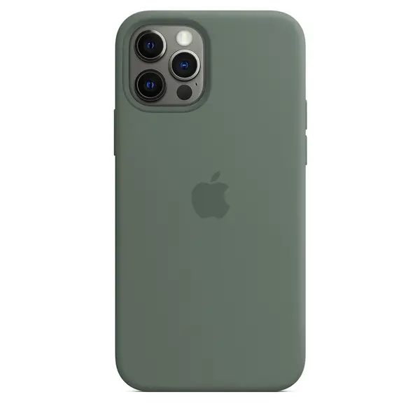 Чохол Apple iPhone 14 Pro Max Silicone cases Full cover open camera Pine Green