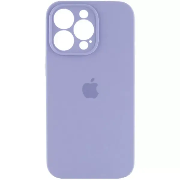 Чохол Apple iPhone 14 Pro Max Silicone cases Full cover close camera Elegant Violet