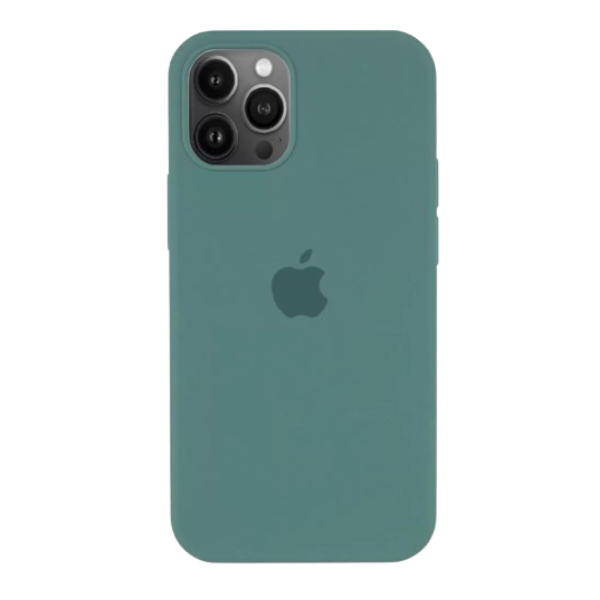 Чохол Apple iPhone 13 Pro Max Silicone cases Full cover open camera Pine Needle Green