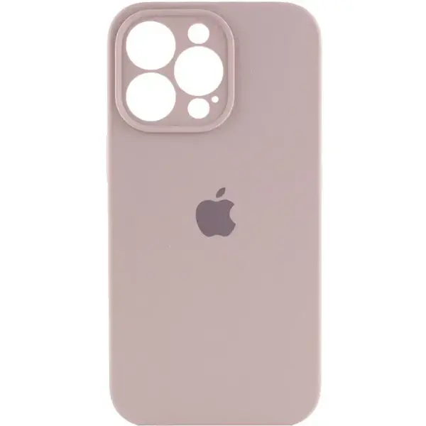 Чохол Apple iPhone 14 Pro Max Silicone cases Full cover close camera Lavender
