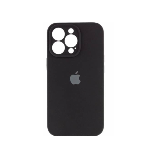 Чохол Apple iPhone 14 Pro Max Silicone cases Full cover close camera Black