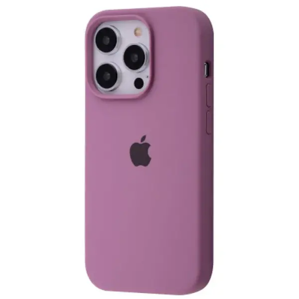 Чохол Apple iPhone 14 Pro Max Silicone cases Full cover open camera Blackcurrant