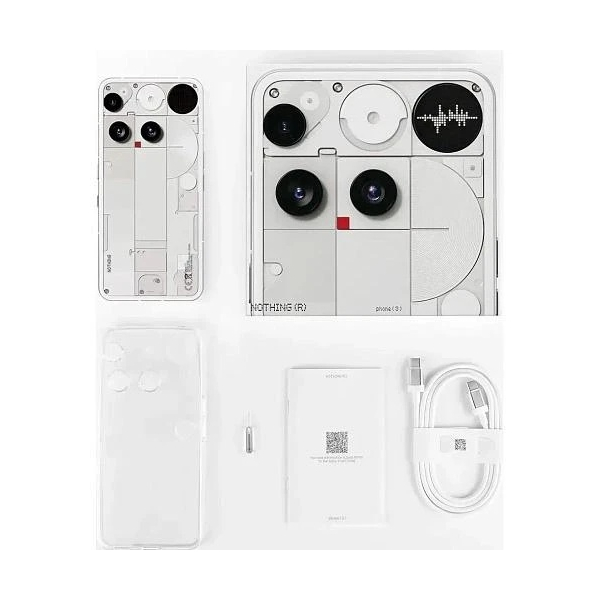 Смартфон Nothing Phone (3) 12/256GB White, зображення 8