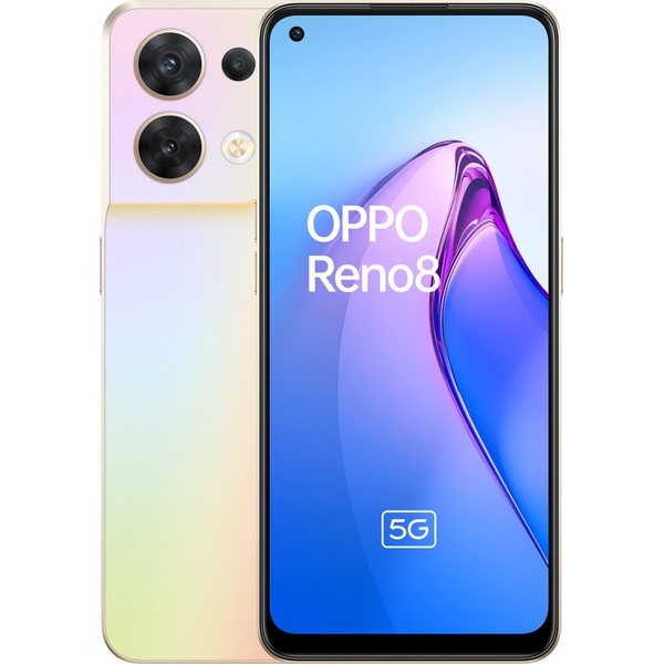 Смартфон OPPO Reno8 5G 8/256GB Shimmer Gold