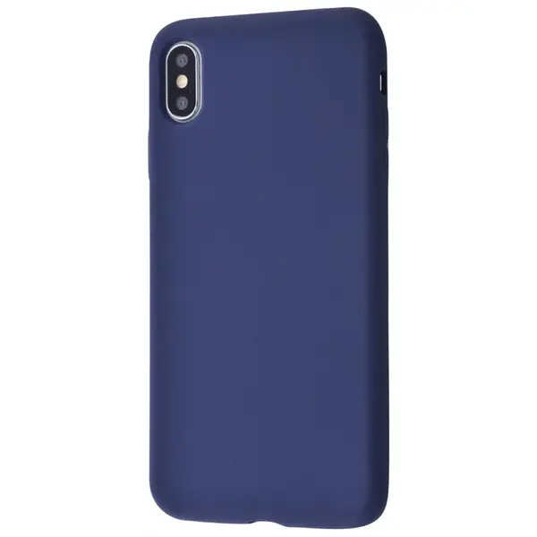 Чехол силиконовый Wave Full Cover IPhone Xs Max Dark Blue
