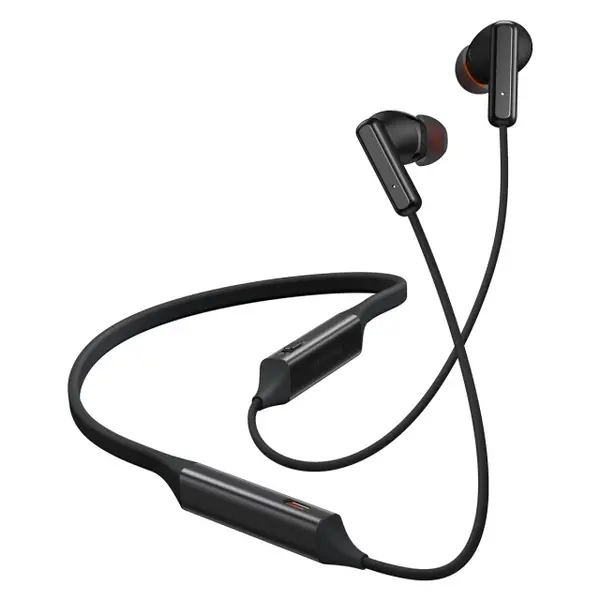 Беспроводные наушники Baseus Bowie U2 Pro Neckband Noise-Cancellation Wireless Earphones Black (NGTU010001), Цвет: Черный, Оригинальное название цвета: Black