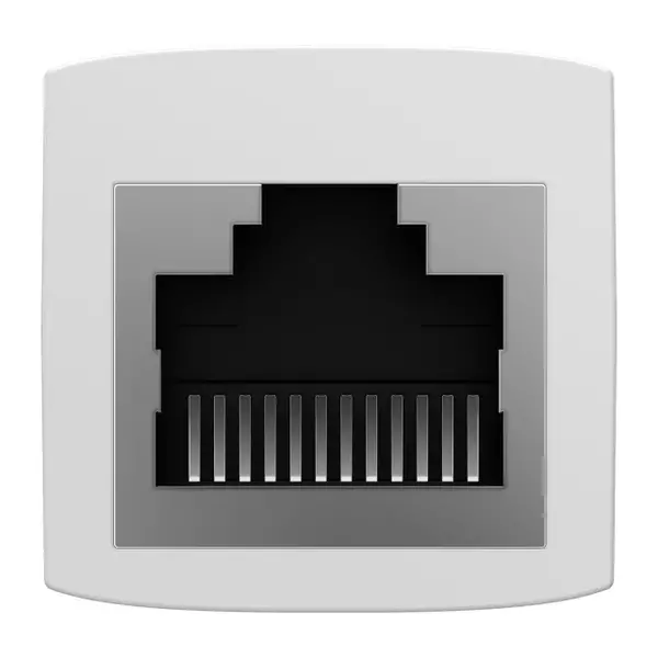 RJ45 коннектор Baseus AirJoy Series Network Cable Connector Plus Moon White 10шт/уп. (B00131100211-00), изображение 3
