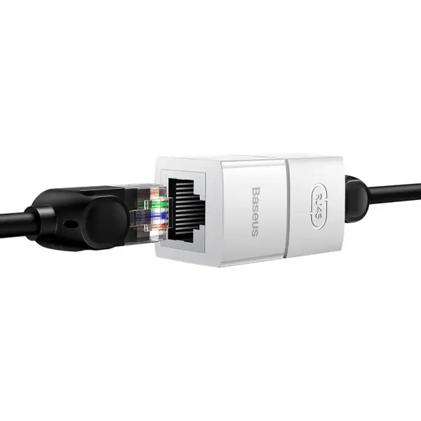 RJ45 коннектор Baseus AirJoy Series Network Cable Connector Plus Moon White 10шт/уп. (B00131100211-00), изображение 2