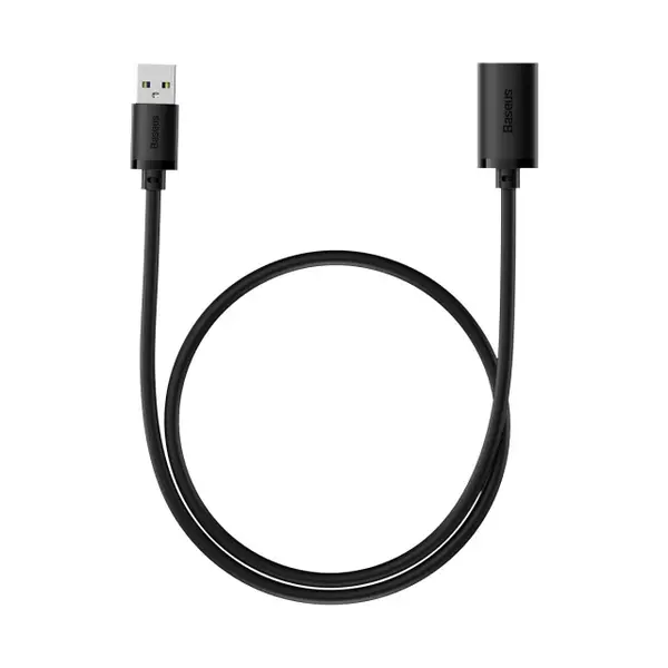 Кабель Baseus AirJoy Series USB3.0 Extension Cable 0.5m Cluster Black (B00631103111-01)