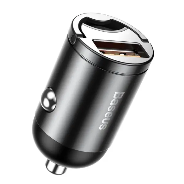 Автомобильное зарядное устройство Baseus Tiny Star Mini Quick Charge Car Charger USB Port 30W Gray (VCHX-A0G)