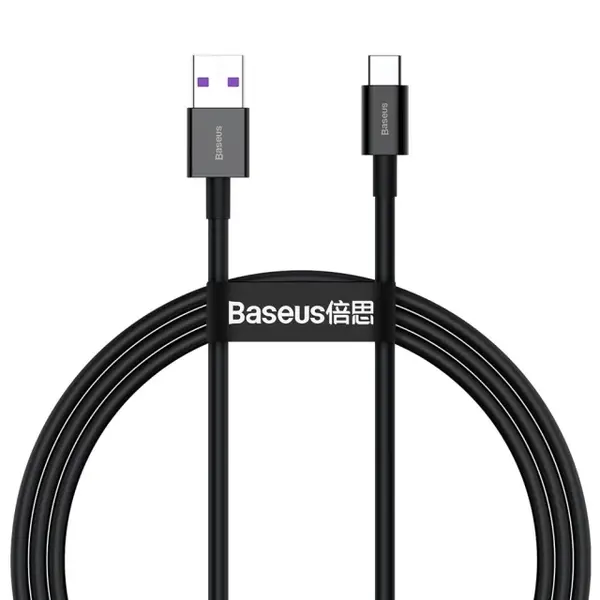Кабель Baseus Superior Series Fast Charging Data Cable USB to Type-C 66W 1m Black (CATYS-01)