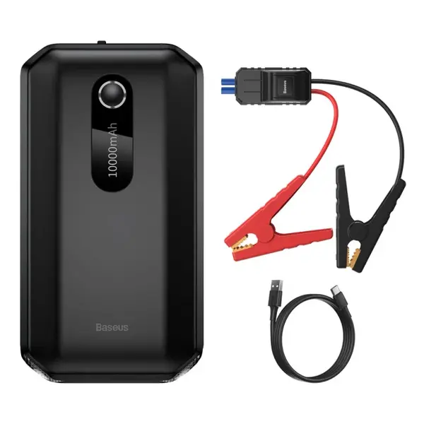 Пусковое устройство (бустер) Baseus Super Energy Air Car Jump Starter (10000mAh ,Peakcurrent 1000A) Black (CGNL020101)
