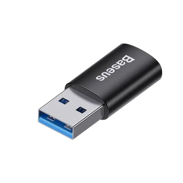 Переходник Baseus Ingenuity Series Mini OTG Adaptor USB 3.1 to Type-C Black (ZJJQ000101)