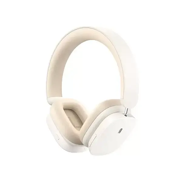 Беспроводные наушники Baseus Bowie H1 Noise-Cancelling Wireless Headphones Rice White (NGTW230002), Цвет: Белый, Оригинальное название цвета: White