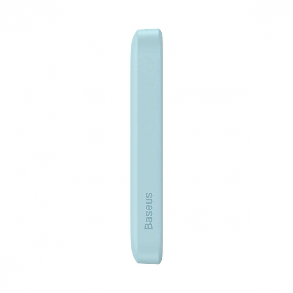 Внешний аккумулятор Baseus Magnetic wireless Fast charging power bank 6000mAh 20W Blue (PPCX020003), Цвет: Голубой, Оригинальное название цвета: Blue, Батарея, мAч: 6000, изображение 5