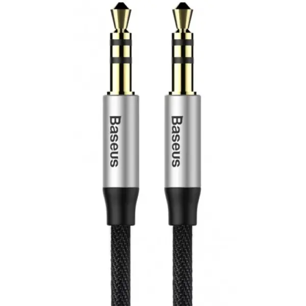 Кабель Baseus Yiven Audio Cable M30 1.5m Silver+Black (CAM30-CS1)