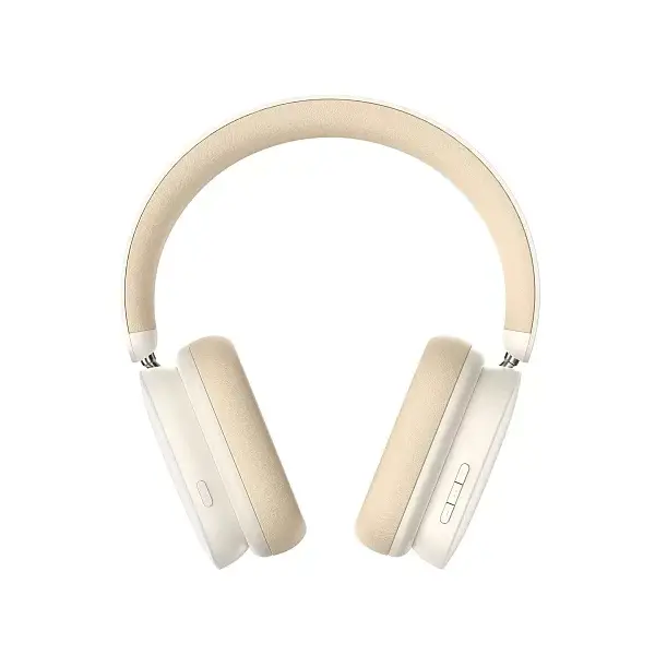 Беспроводные наушники Baseus Bowie H1 Noise-Cancelling Wireless Headphones Rice White (NGTW230002), Цвет: Белый, Оригинальное название цвета: White, изображение 4