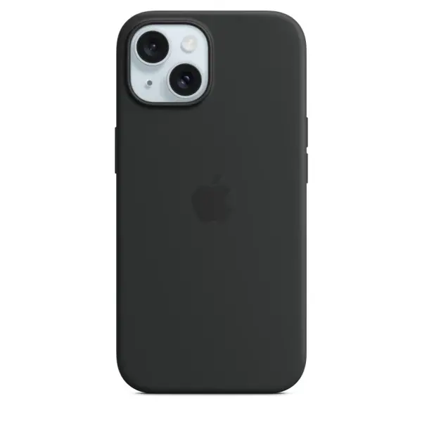 Чехол силиконовый Apple iPhone 15 Black