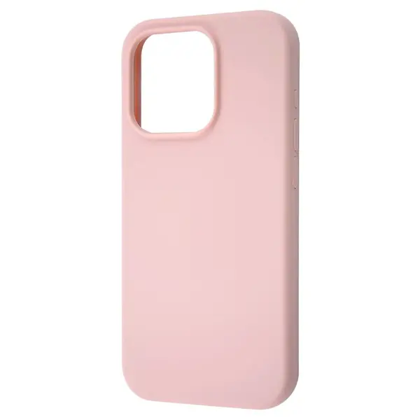 Чехол силиконовый Apple iPhone 15 pink sand