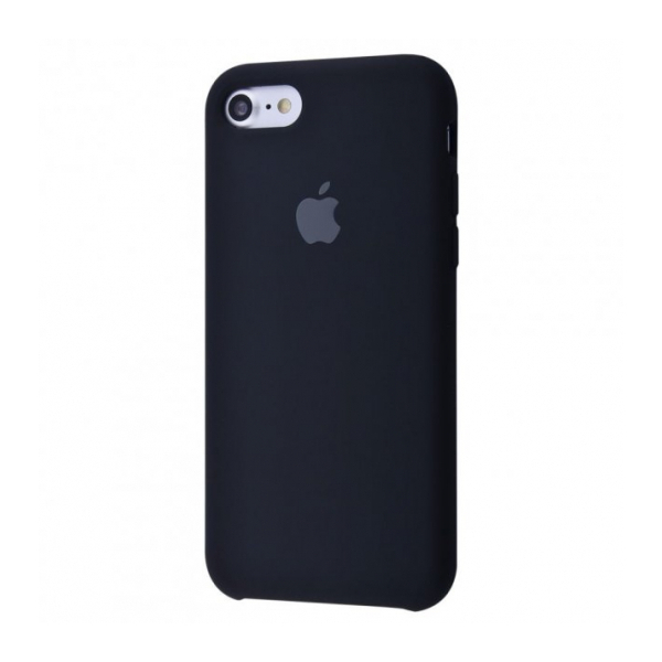 Чехол Apple iPhone 8/ SE 2020/ SE 2022 Silicone cases without cover charging socket Midnight Black