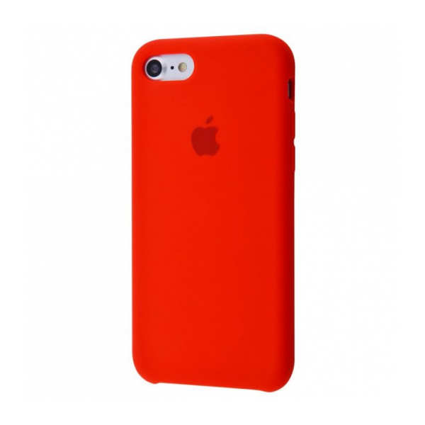 Чехол Apple iPhone 8/ SE 2020/ SE 2022 Silicone cases without cover charging socket Red
