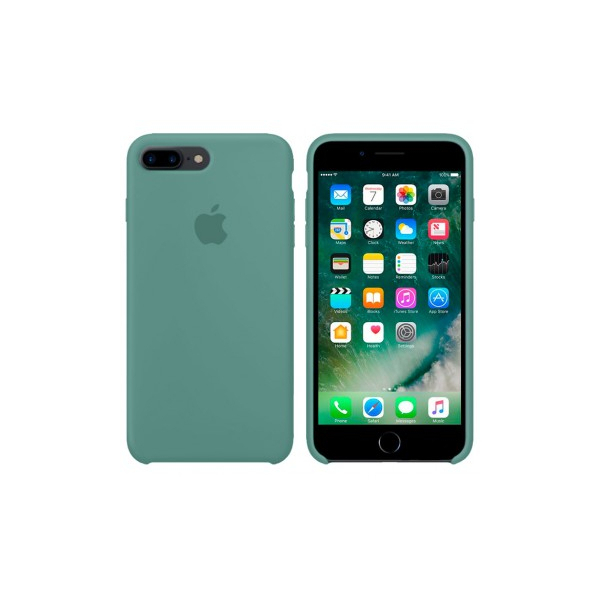 Чехол Apple iPhone 7 Plus/ 8 Plus Silicone cases without cover charging socket Pine Needle Green, Цвет: Зеленый, Оригинальное название цвета: Pine Needle Green